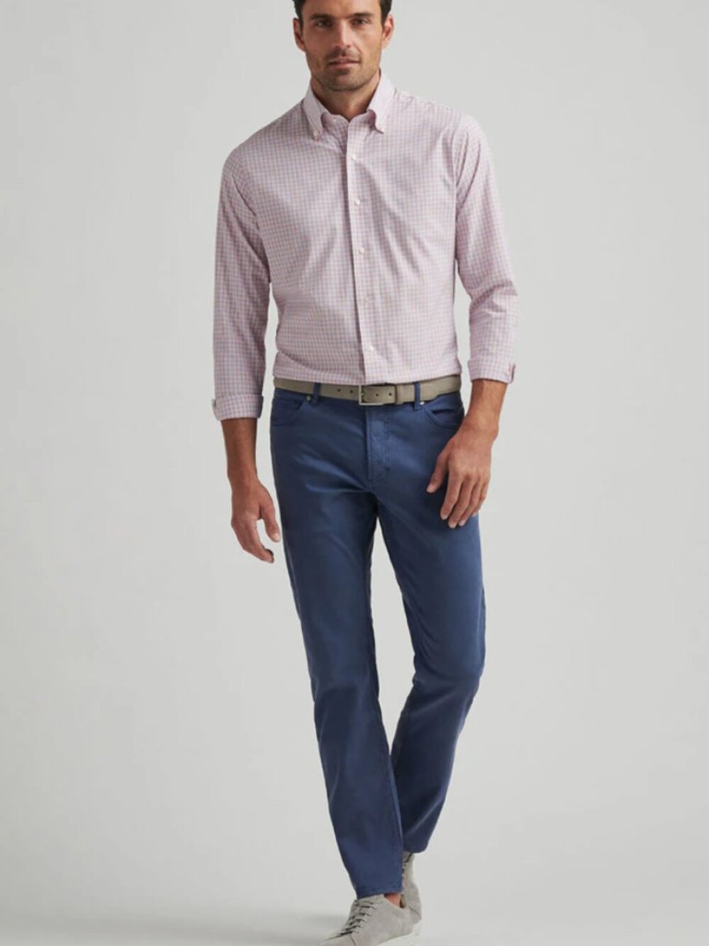 NWT Peter Millar Crown Crafted Wayfare Five-Pocket Pant: Blue Pearl (35x32)